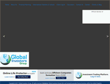 Tablet Screenshot of globalinvestors.biz
